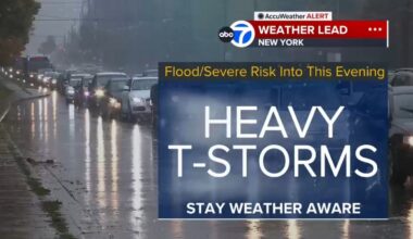 NYC and NJ weather: Flood and storm watches issued ahead of heavy rain for New York and New Jersey
