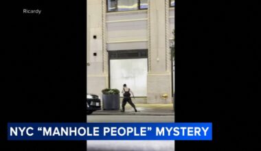 NYPD investigating video of 3 people climbing out of sewer near Penn Station in New York City