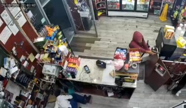 Caught on camera: Gunman shoots customer before robbing store on East 149th Street in the Bronx