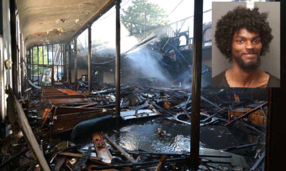 New York man charged with setting fire to historic Brooklyn church