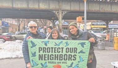 In greater Riverdale, residents have taken to the streets to rally against Immigration and Customs Enforcement.