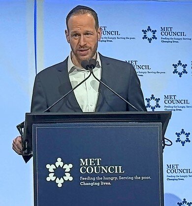 Met Council CEO David G. Greenfield, at the Met Council legislative breakfast in Manhattan on June 1.