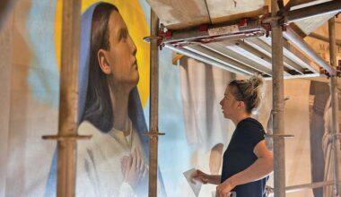 Mary Our Queen’s new murals: Under the saint’s prayerful gaze - Georgia Bulletin