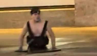 People spotted emerging from NYC manholes