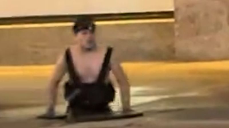 People spotted emerging from NYC manholes