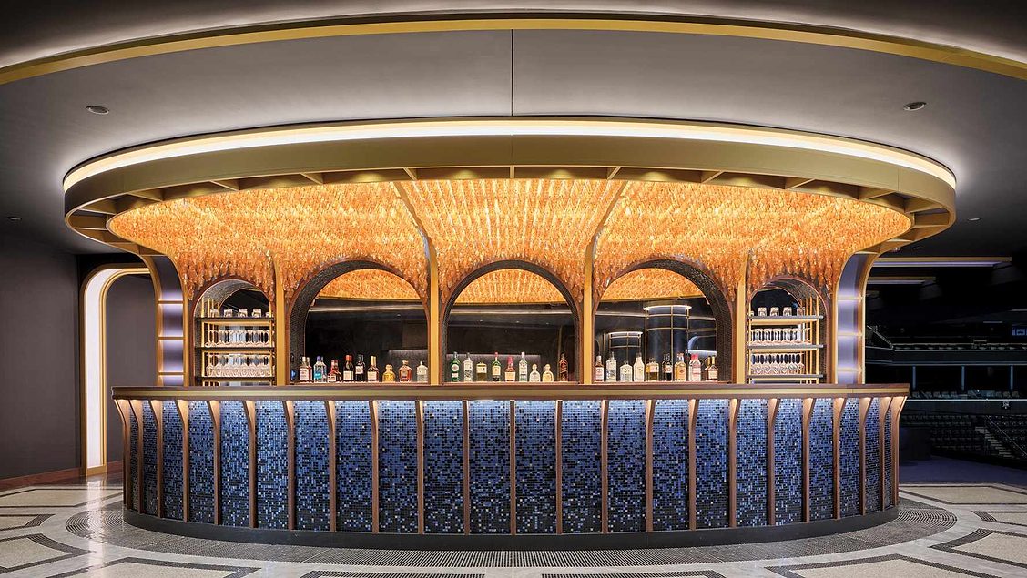 At Brooklyn’s Barclays Center, Gallagher Terrace Elevates Game Days with Lavish Interiors and Dramatic Lighting