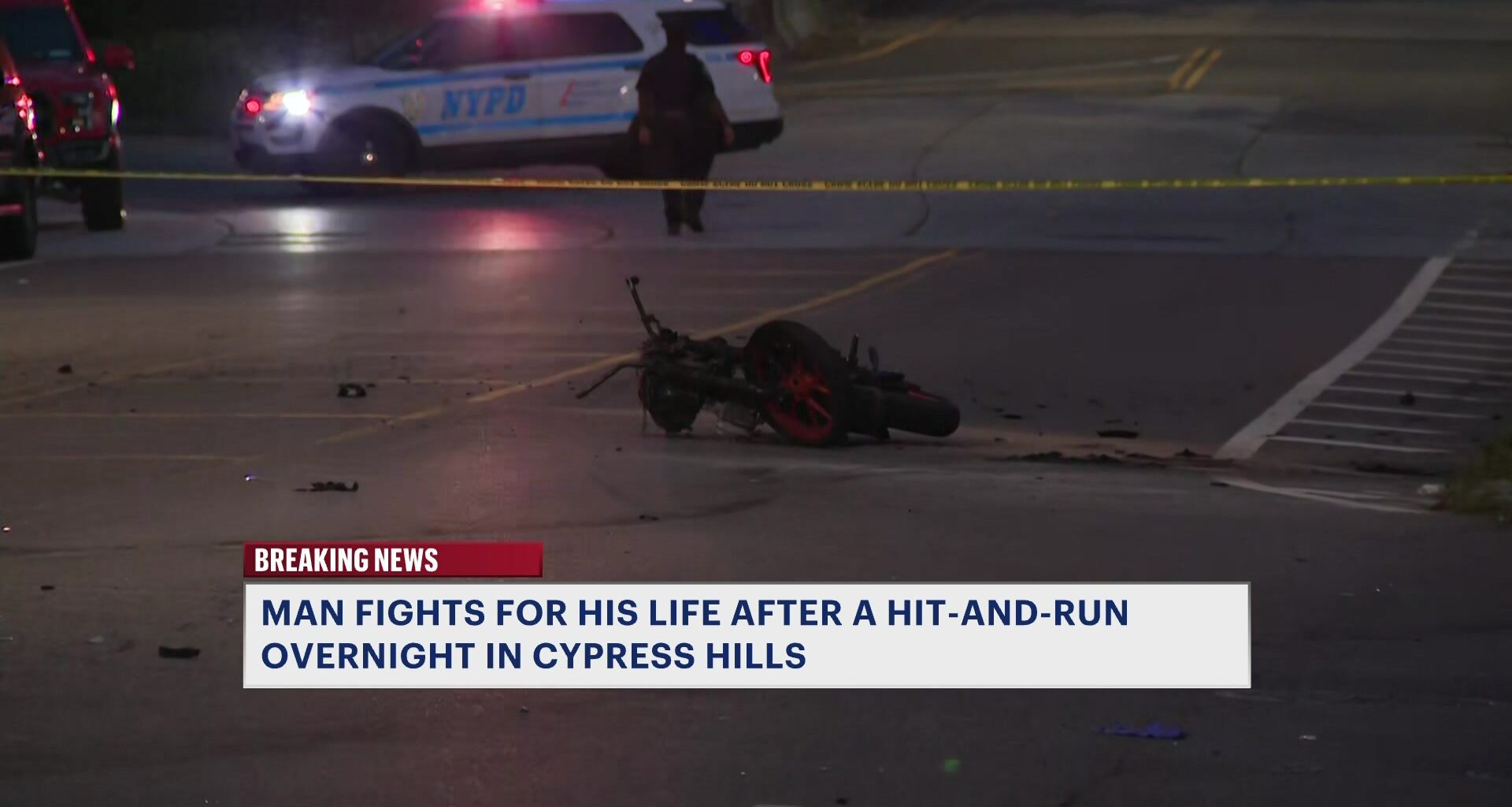 News 12 | Brooklyn | Man In Critical Condition After Hit And Run In Cypress Hills