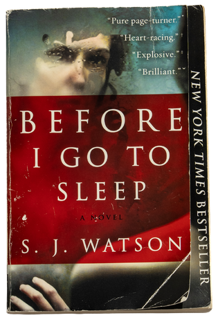 book cover for Before I Go to Sleep