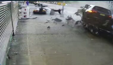 Pedestrian hurt in high-speed Inwood crash between Corvette and Mercedes-Benz – NBC New York
