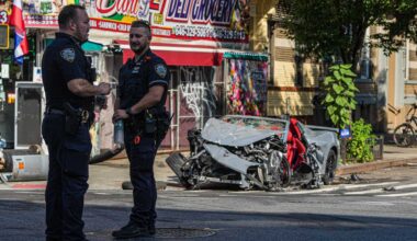 Speeding Corvette causes massive chain-reaction collision in Inwood, three hospitalized