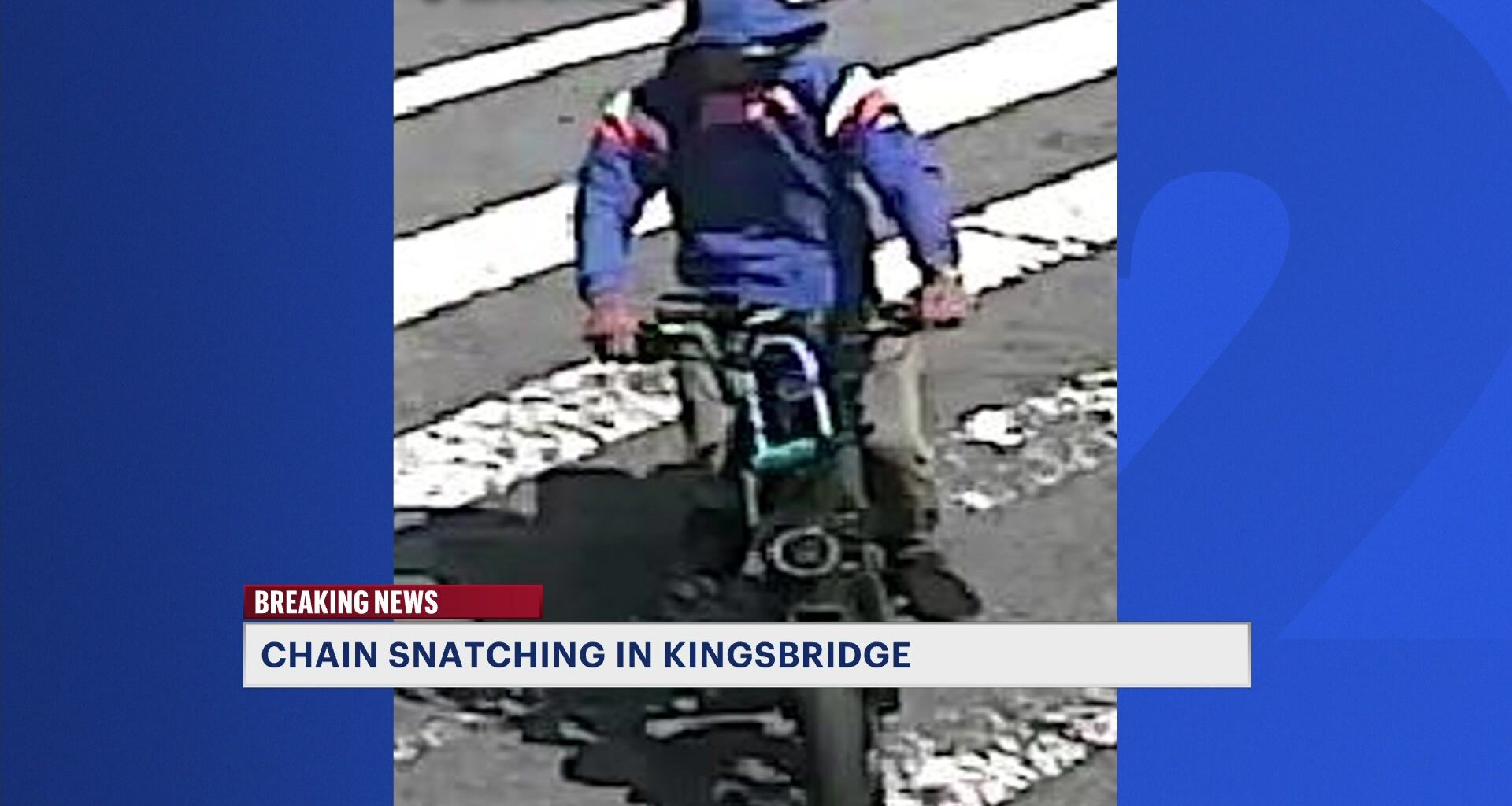 News 12 | Bronx | Police Search For Chain Snatcher On E Bike Who Allegedly Hurt Woman In Kingsbridge