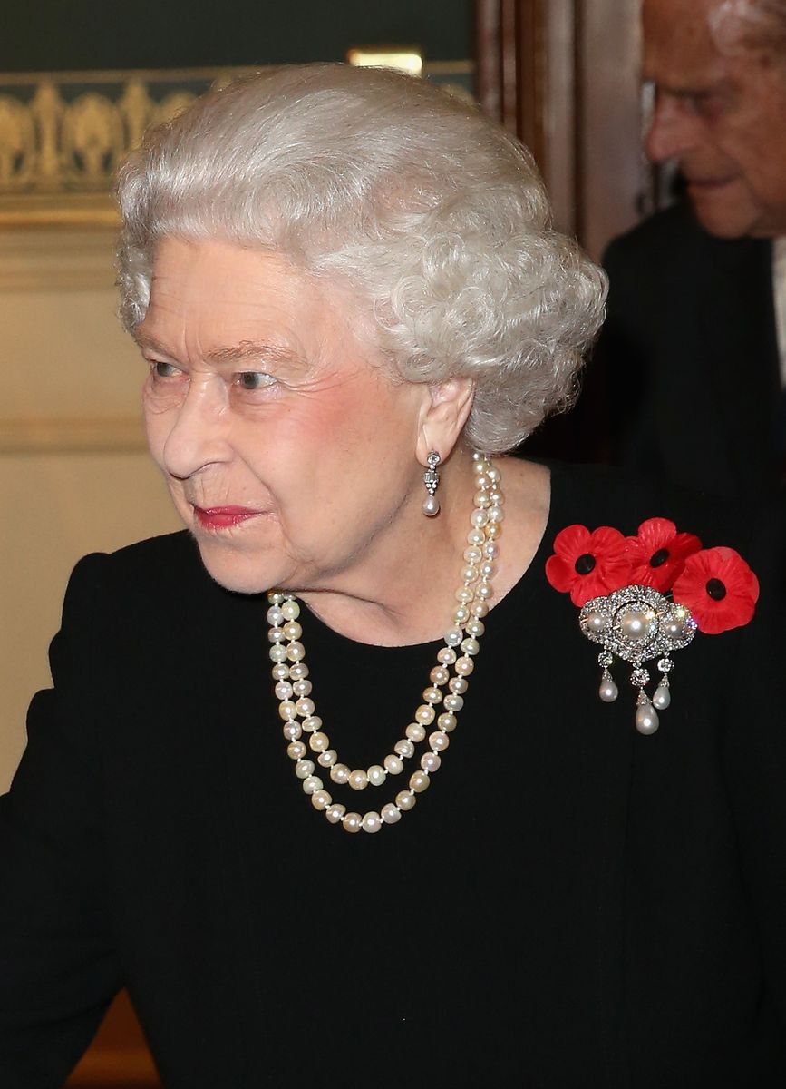 Created from pearls gifted to Princess Elizabeth for her 1947 wedding, the Bahrain Pearl Drop Earrings became a favorite during the early years of her reign.