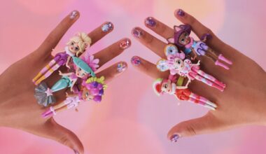 Wearable Mini Dolls: Jakks Pacific's Ring Queens Turn into Rings with Matching Nail…