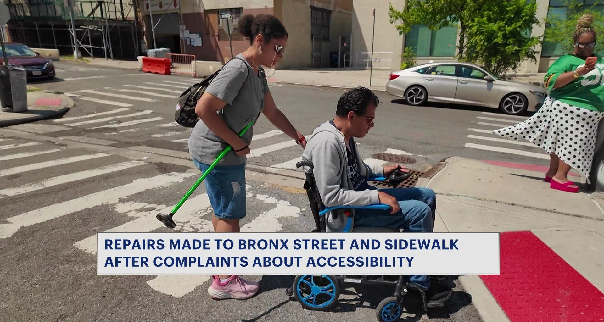 News 12 | Bronx | Bronx Intersection Gets Accessibility Repairs Following Years Of Complaints
