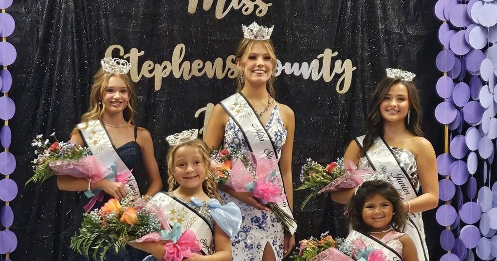 Representing their roots: 24th Annual Stephens County Free Fair Pageant Queens receive crowns | Community