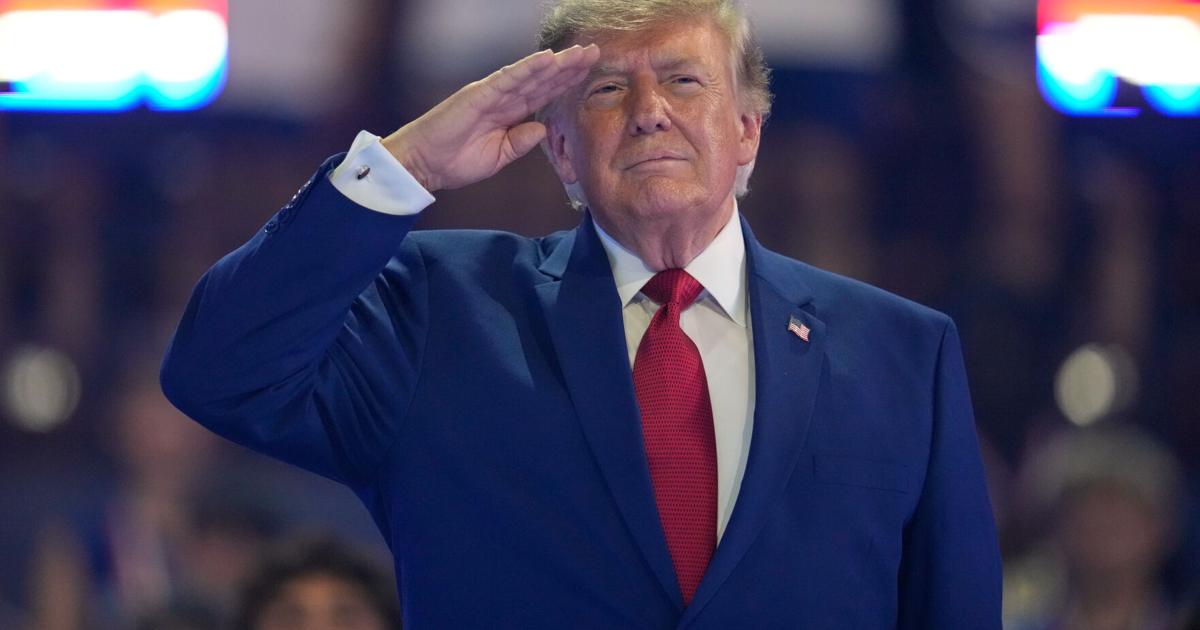 Trump focuses on violent crime reduction as he boosts GOP candidates at New York police academy | Associated Press
