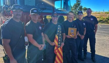Casper Firefighters receive visit from Bay to Brooklyn Memorial Riders
