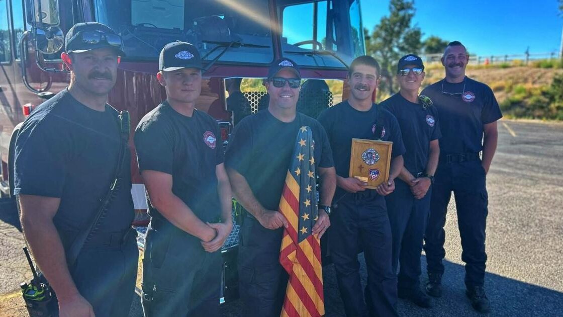 Casper Firefighters receive visit from Bay to Brooklyn Memorial Riders