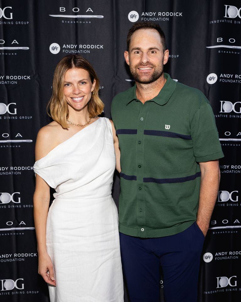 Brooklyn Decker and Andy Roddick on June 13, 2024.Credit: Getty Images
