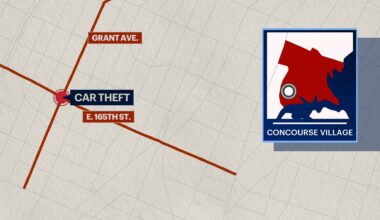 News 12 | Bronx | Car Stolen While Double Parked And Running In Concourse Village