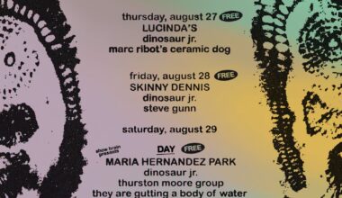 Dinosaur Jr. Confirm Three Free NYC Shows