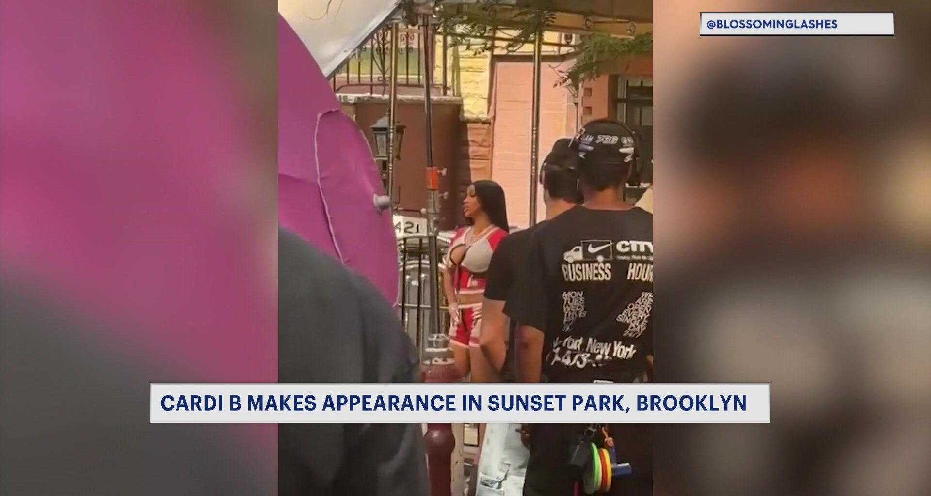 News 12 | Bronx | Cardi B Spotted Recording Music Video In Sunset Park
