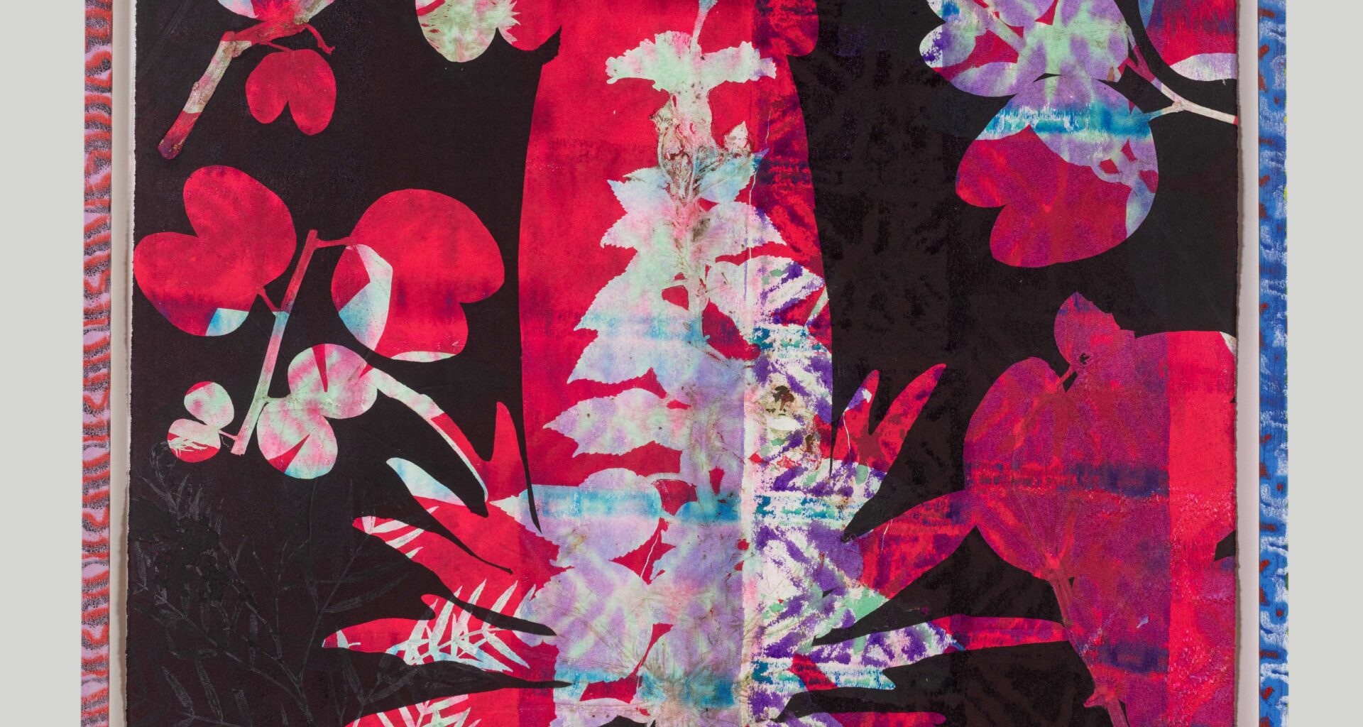 Luiz Zerbini, Xamã 1, 2020. Oil and acrylic on cotton paper, 42 ⅛ × 31 ½ inches. Courtesy the artist and Instituto Tomie Ohtake. Photo: © Pat Kilgore.
