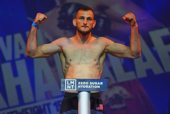 2026 PFL New York Ceremonial Weigh-Ins in Uniondale, New York, Thursday, July 30, 2026. (Cooper Neill / PFL)