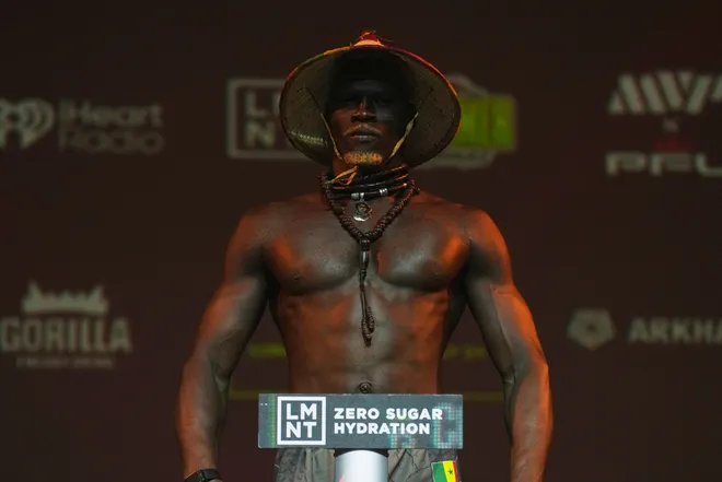 2026 PFL New York Ceremonial Weigh-Ins in Uniondale, New York, Thursday, July 30, 2026. (Cooper Neill / PFL)