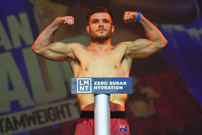 2026 PFL New York Ceremonial Weigh-Ins in Uniondale, New York, Thursday, July 30, 2026. (Cooper Neill / PFL)