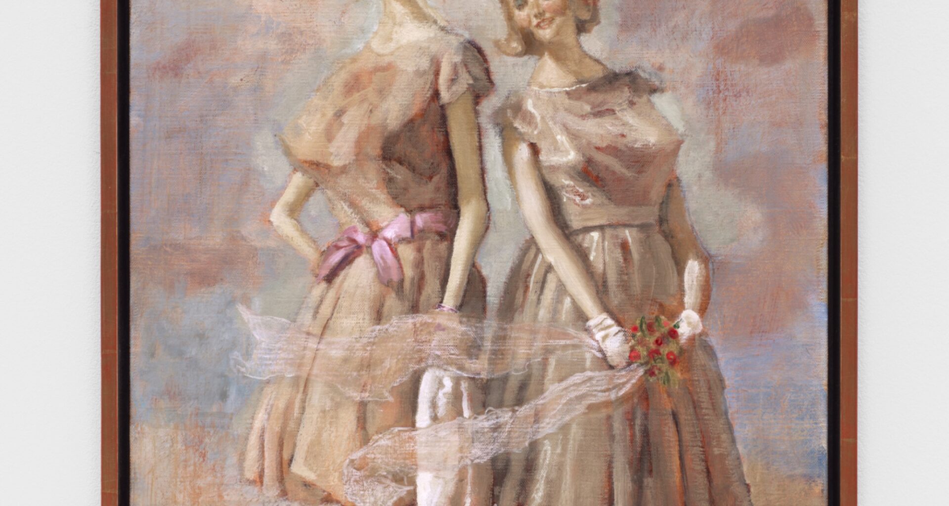 John Currin, Carol, Alice and Mary, 2026. Oil on canvas. © John Currin. Courtesy the artist and Sadie Coles HQ, London. Photo: Maris Hutchinson.