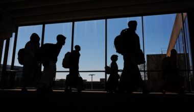 people in an airport
