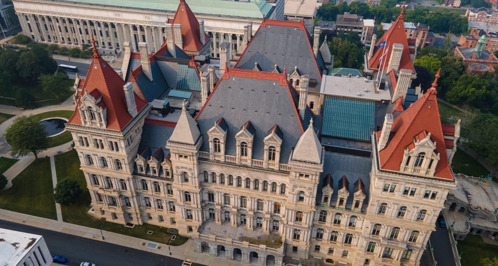 The New York State Capitol building is seen in Albany, New York, June 30, 2023. Photo: Ted Shaffrey/AP, File