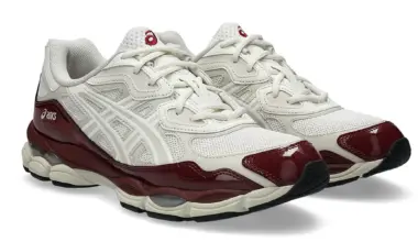 ASICS Gives the GEL-NYC a Glossy Antique Red Finish