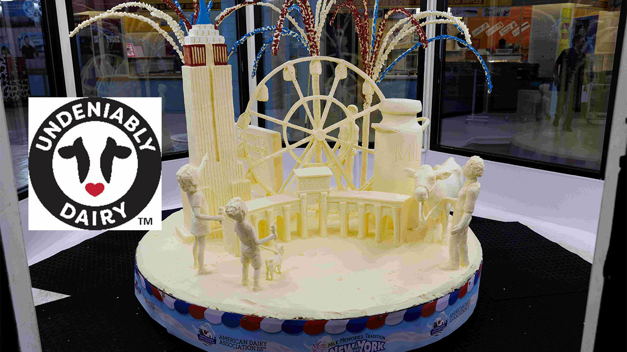 New York State Fair NE Butter Sculpture Celebrates 250 Years