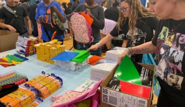 New York Cares hosts Swiftie-inspired back-to-school volunteer event