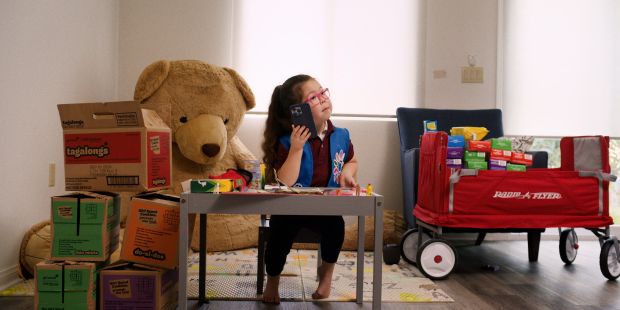 Ara takes care of business in a scene from "Cookie Queens." (Photo courtesy Roadside Attractions)