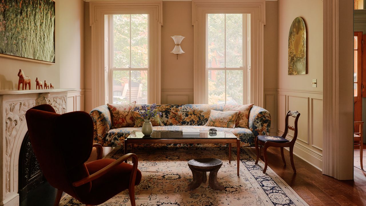 A historic Brooklyn brownstone with interiors inspired by the elegance of a London townhouse