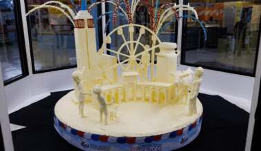 Butter sculpture for 2026 at the Great New York State Fair