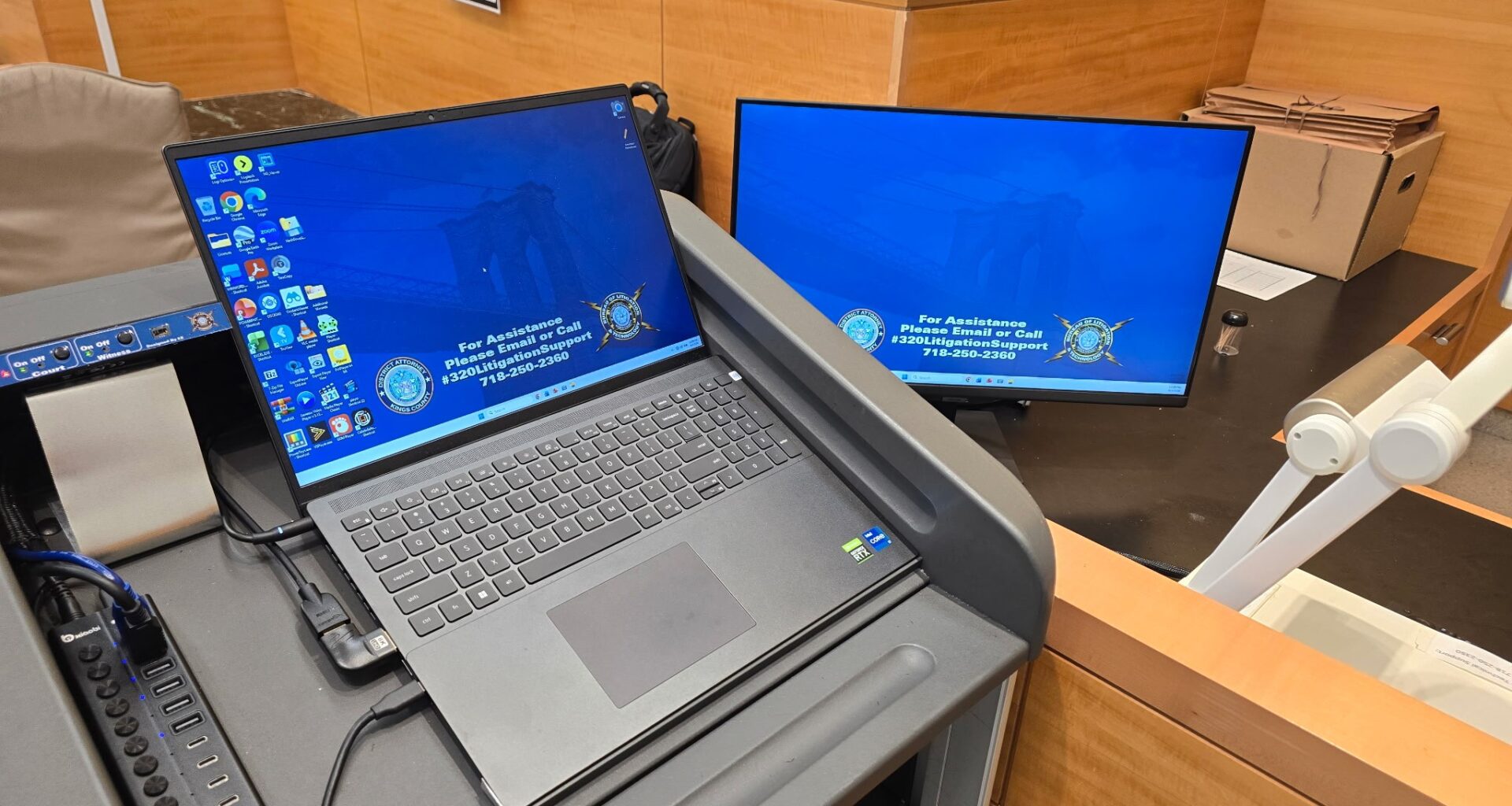 An example of the updated equipment. Photo: Brooklyn District Attorney’s Office
