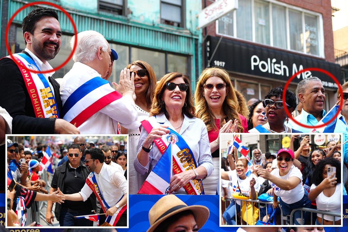 Mamdani mum on icy relationship with rival Espaillat as the two keep their distance in NYC's Dominican Day parade