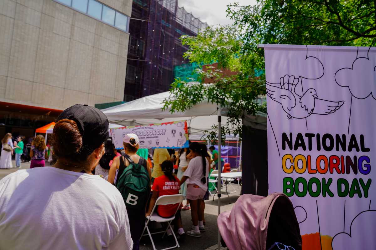 National Coloring Book Day event teaches fire safety to Queens families – QNS