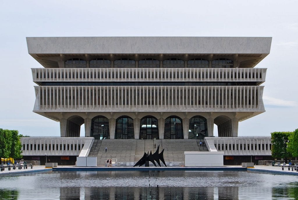 The Cultural Education Center State Museum Archives and Library on Madison Avenue in Albany, home of the New York State Library, New York State Museum, and New York State Archives.