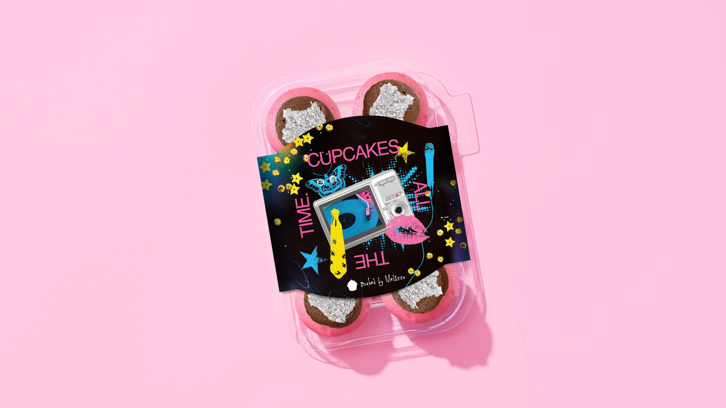 A box of cupcakes.