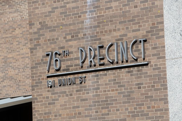 The NYPD's 76th Precinct stationhouse on Union St. in Brooklyn is pictured on Saturday, Nov. 16, 2019. (Clarissa Sosin for New York Daily News)