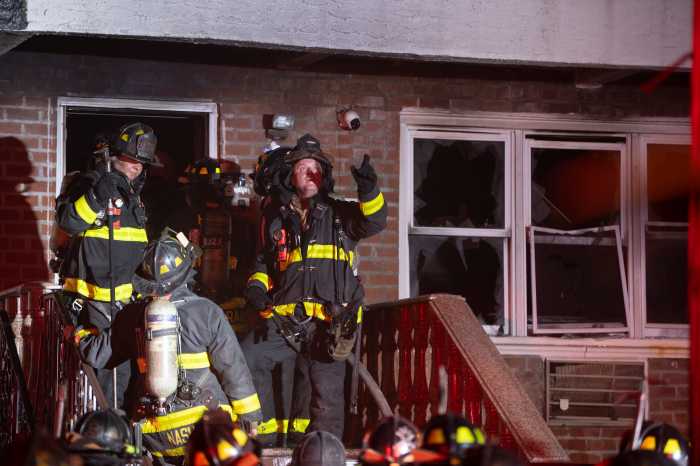 firefighters at canarsie fire
