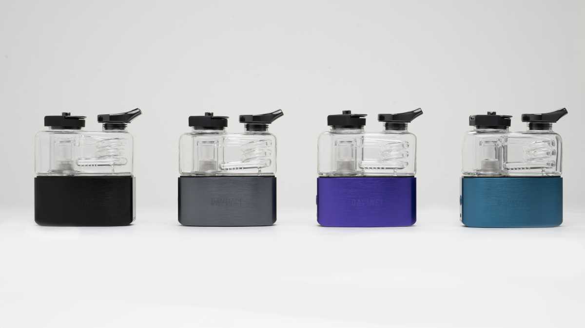 Electric Quartz Rigs in four colors: Onyx, Gunmetal, Amethyst and Sapphire