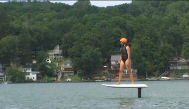 Gliding above the water, eFoil grows in popularity