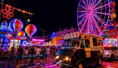 Brooklyn’s largest Italian-American feast is taking over 8 streets with free admission, classic street eats, & carnival rides — but it ends this Sunday