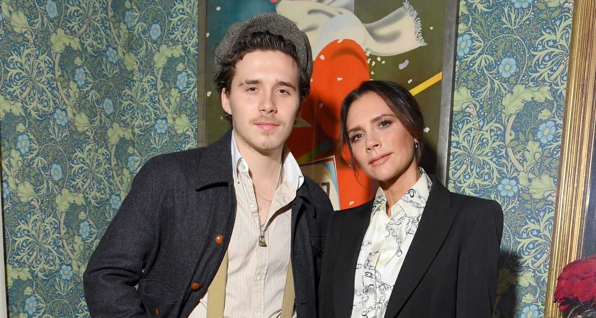 Brooklyn Beckham and Victoria Beckham